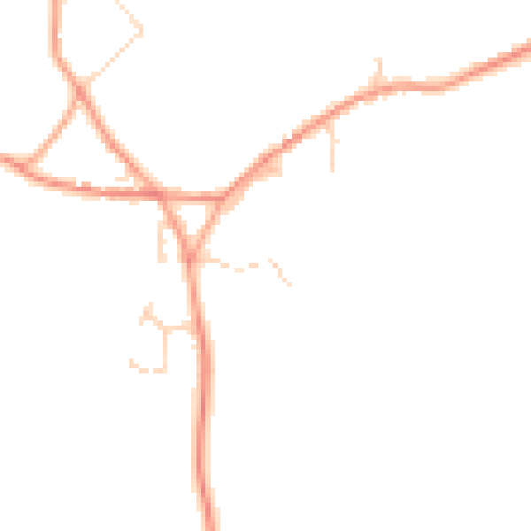 Daytime road noise heatmap for CT13 0NW