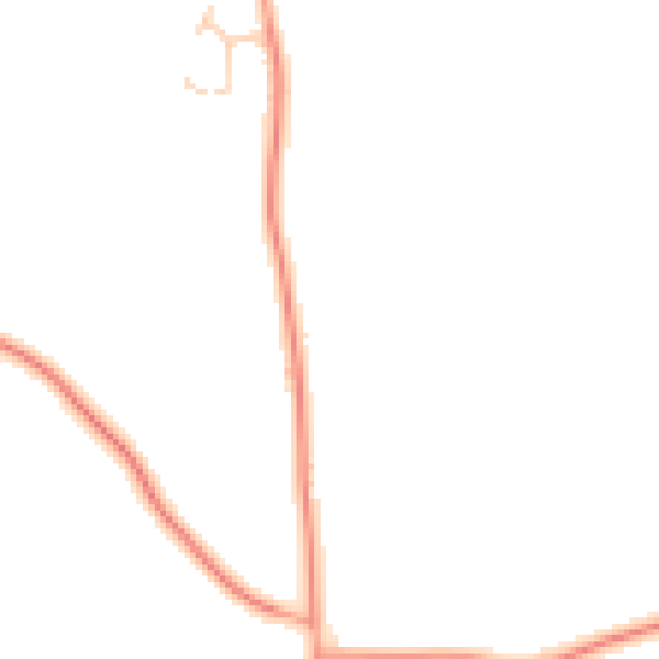 Daytime road noise heatmap for CT13 0NY