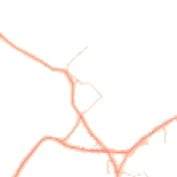 Daytime road noise heatmap for CT13 0PG