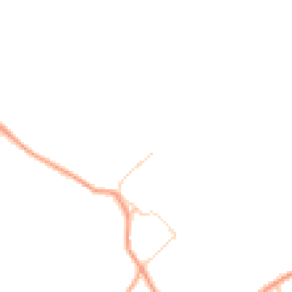 Daytime road noise heatmap for CT13 0PJ