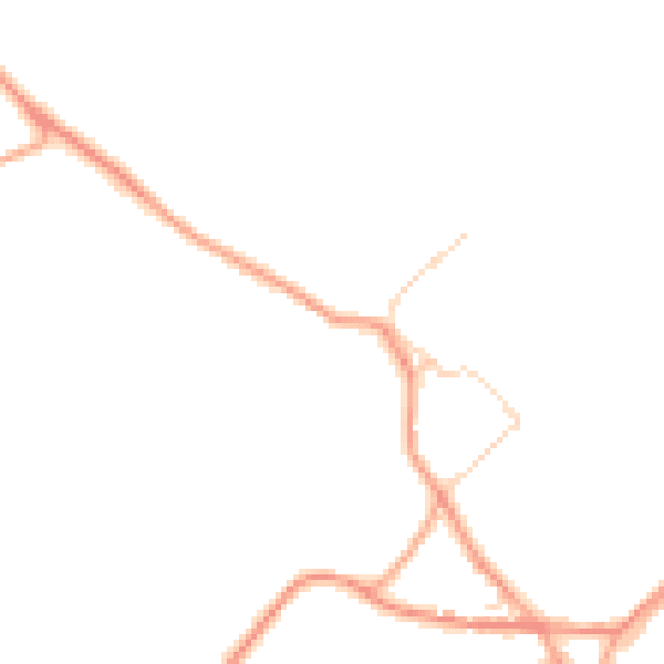 Daytime road noise heatmap for CT13 0PQ