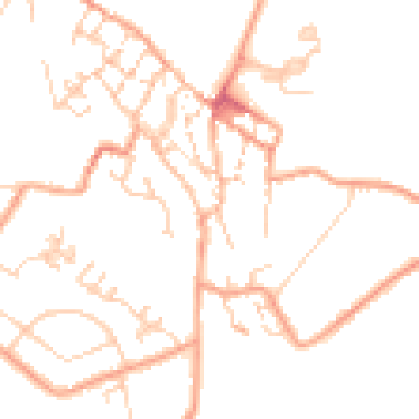 Daytime road noise heatmap for CT13 9BG