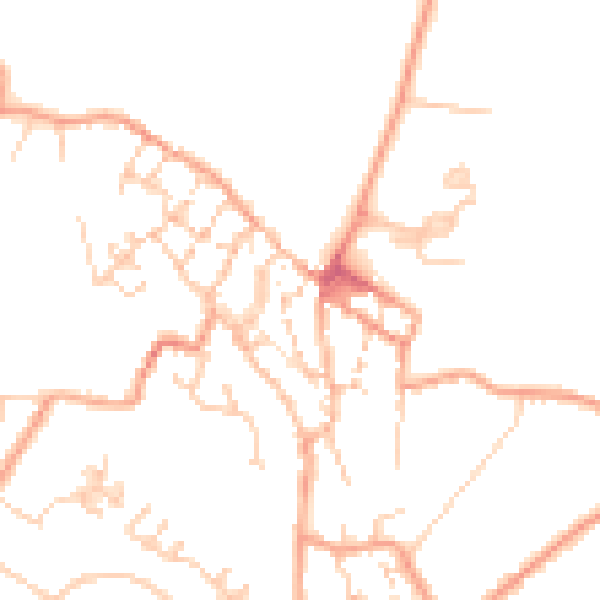 Daytime road noise heatmap for CT13 9ED