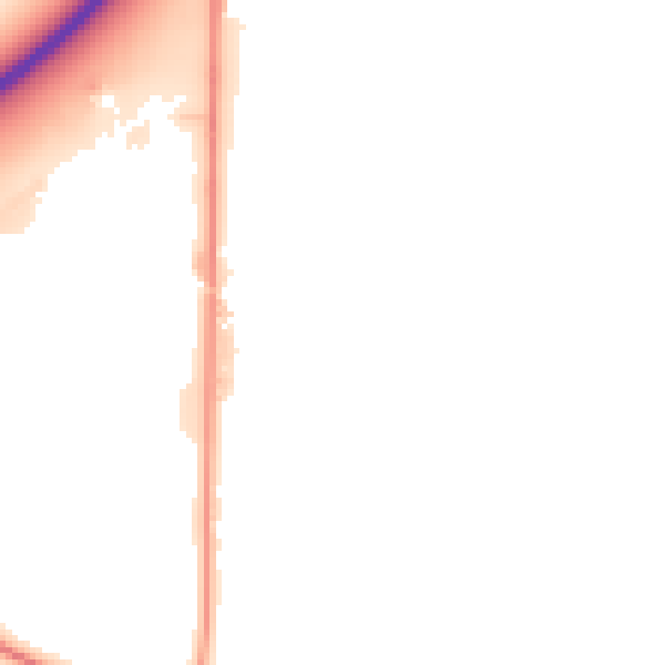 Daytime road noise heatmap for CT13 9FN