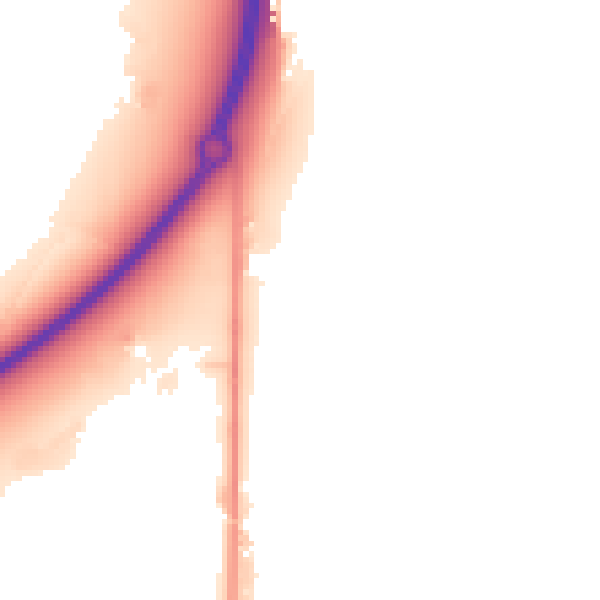 Daytime road noise heatmap for CT13 9FP