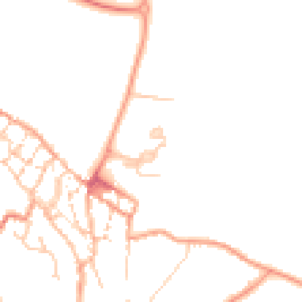 Daytime road noise heatmap for CT13 9QA