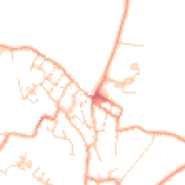 Daytime road noise heatmap for CT13 9RU