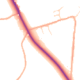 Daytime road noise heatmap for CT14 0BA