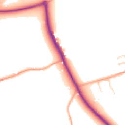 Daytime road noise heatmap for CT14 0BE