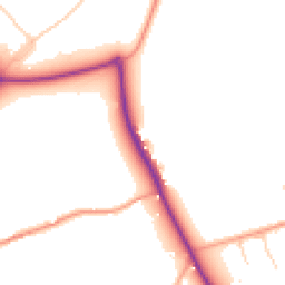 Daytime road noise heatmap for CT14 0BQ