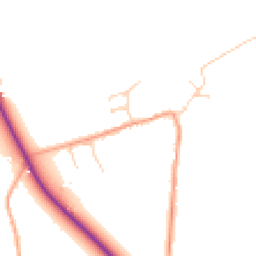 Daytime road noise heatmap for CT14 0DD