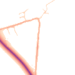Daytime road noise heatmap for CT14 0DP