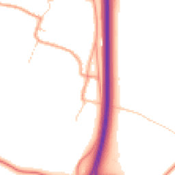 Daytime road noise heatmap for CT14 0HZ