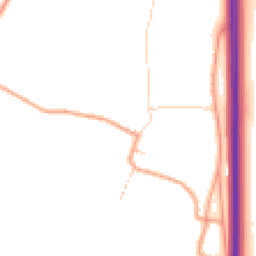 Daytime road noise heatmap for CT14 0JJ