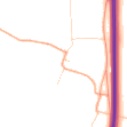 Daytime road noise heatmap for CT14 0JQ