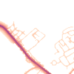 Daytime road noise heatmap for CT14 0PN