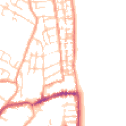 Daytime road noise heatmap for CT14 6EE