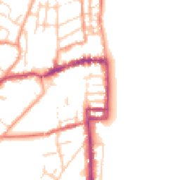 Daytime road noise heatmap for CT14 7BN