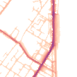 Daytime road noise heatmap for CT14 7EQ