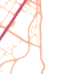 Daytime road noise heatmap for CT14 7LA