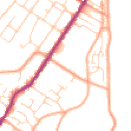 Daytime road noise heatmap for CT14 7LU