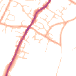 Daytime road noise heatmap for CT14 7UB