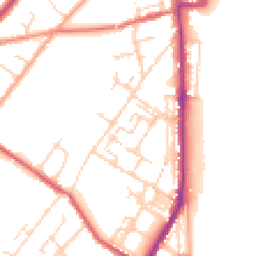 Daytime road noise heatmap for CT14 7UE