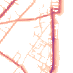 Daytime road noise heatmap for CT14 7XP