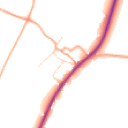 Daytime road noise heatmap for CT14 8HL