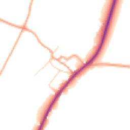 Daytime road noise heatmap for CT14 8HP