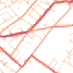 Daytime road noise heatmap for CT14 9AZ