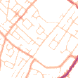 Daytime road noise heatmap for CT14 9FW