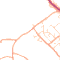 Daytime road noise heatmap for CT14 9LJ