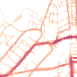 Daytime road noise heatmap for CT14 9RE
