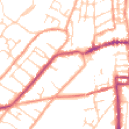 Daytime road noise heatmap for CT14 9SP