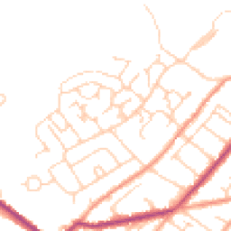 Daytime road noise heatmap for CT14 9UW