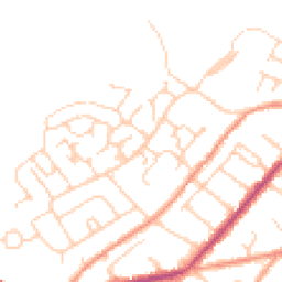 Daytime road noise heatmap for CT14 9WA