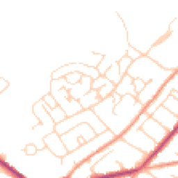 Daytime road noise heatmap for CT14 9WB