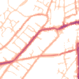 Daytime road noise heatmap for CT14 9XL