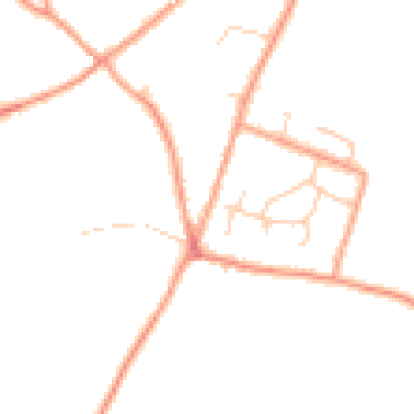 Daytime road noise heatmap for CT15 4AA