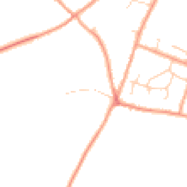 Daytime road noise heatmap for CT15 4AB