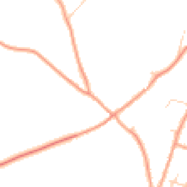 Daytime road noise heatmap for CT15 4AG