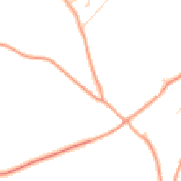 Daytime road noise heatmap for CT15 4AH