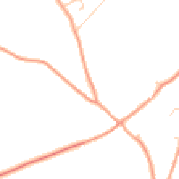 Daytime road noise heatmap for CT15 4AJ