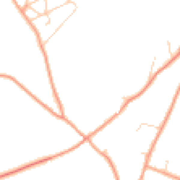 Daytime road noise heatmap for CT15 4AN