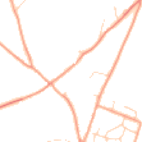 Daytime road noise heatmap for CT15 4AW