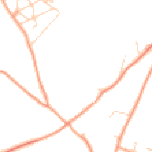 Daytime road noise heatmap for CT15 4BF