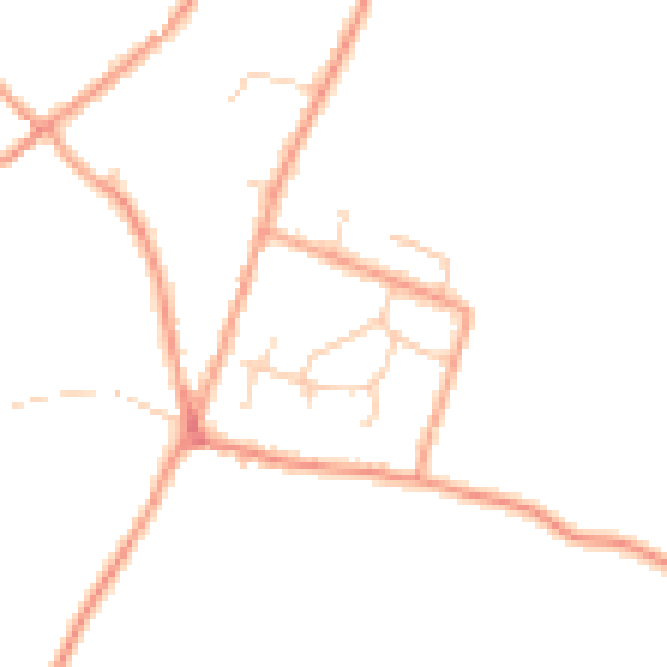 Daytime road noise heatmap for CT15 4DB