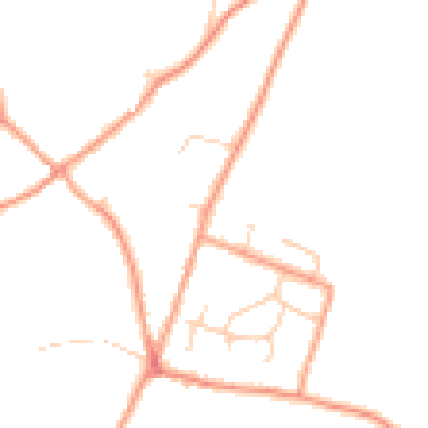 Daytime road noise heatmap for CT15 4DG