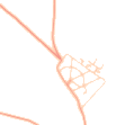 Daytime road noise heatmap for CT15 4DT